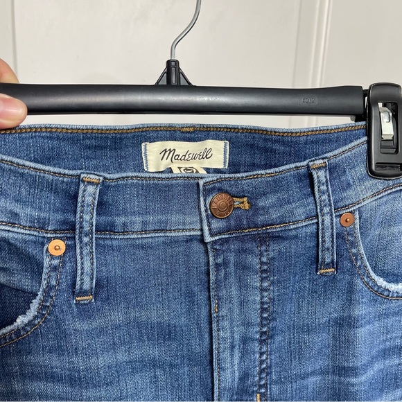 New MADEWELL 9" High Rise Skinny Jeans In Wilcrest Wash Size 32 - Picture 9 of 16